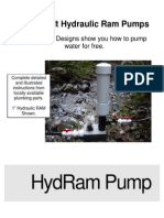 Home Built Hydraulic Ram Pumps