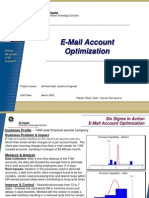 E-Mail Optimization Six Sigma Case Study
