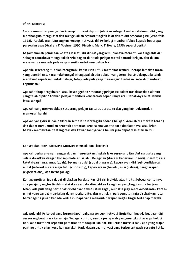 Teori Motivasi Barat Dan Timur Pdf