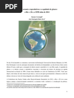 Direitos sexuais e reprodutivos e a equidade de gênero