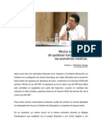 Mexico Fuera de Flujo de Las Economias Creativas 01-11-2013