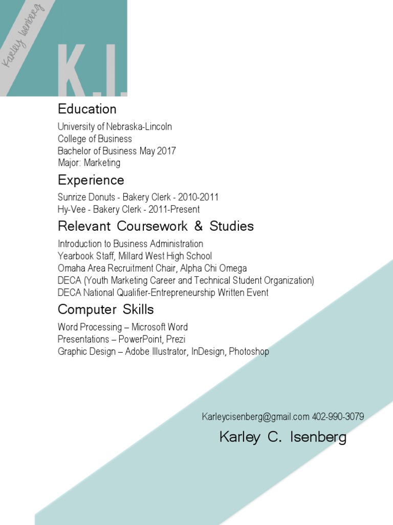 Marketing Graduate with Bakery Experience | PDF | Business | Art
