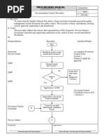 Document Control Procedure Example | Specification (Technical Standard ...