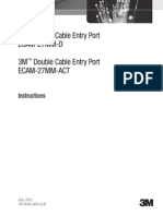 3m Double Cable Entry Port Ecam-27mm-d