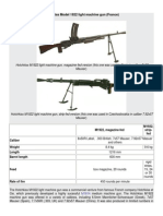 Hotchkiss Model 1922 Light Machine Gun (France)