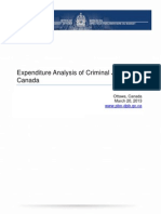 PBO Crime Cost Canada
