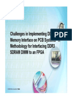 Challenges in Implementing DDR3