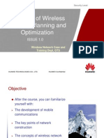 OG 001 Overview of Wireless Network Planning and Optimization ISSUE1.0