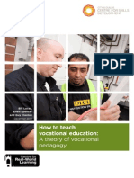 How to Teach Vocational Education