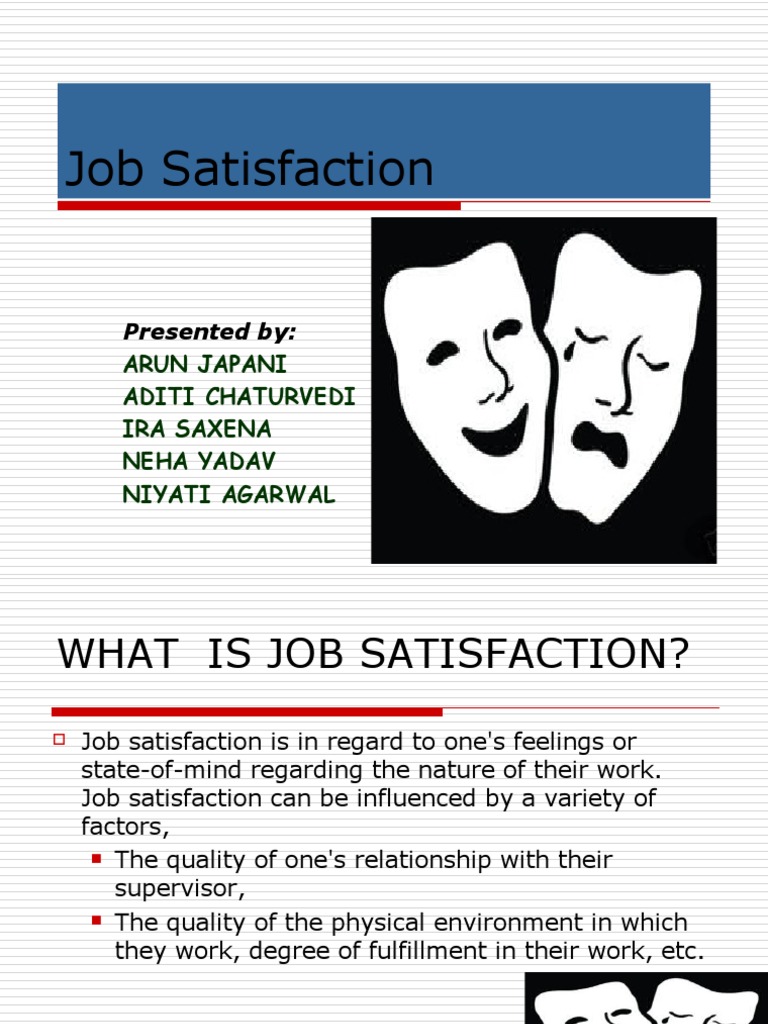 Job Satisfaction | PDF | Job Satisfaction | Attitude (Psychology)