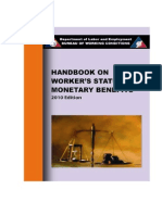 DOLE’s Handbook on Worker’s Statutory Monetary Benefits