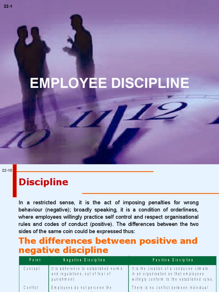 HR Discipline Punishments Virtue