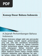 Konsep Dasar Bahasa Indonesia