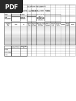 Advance Request Form Format