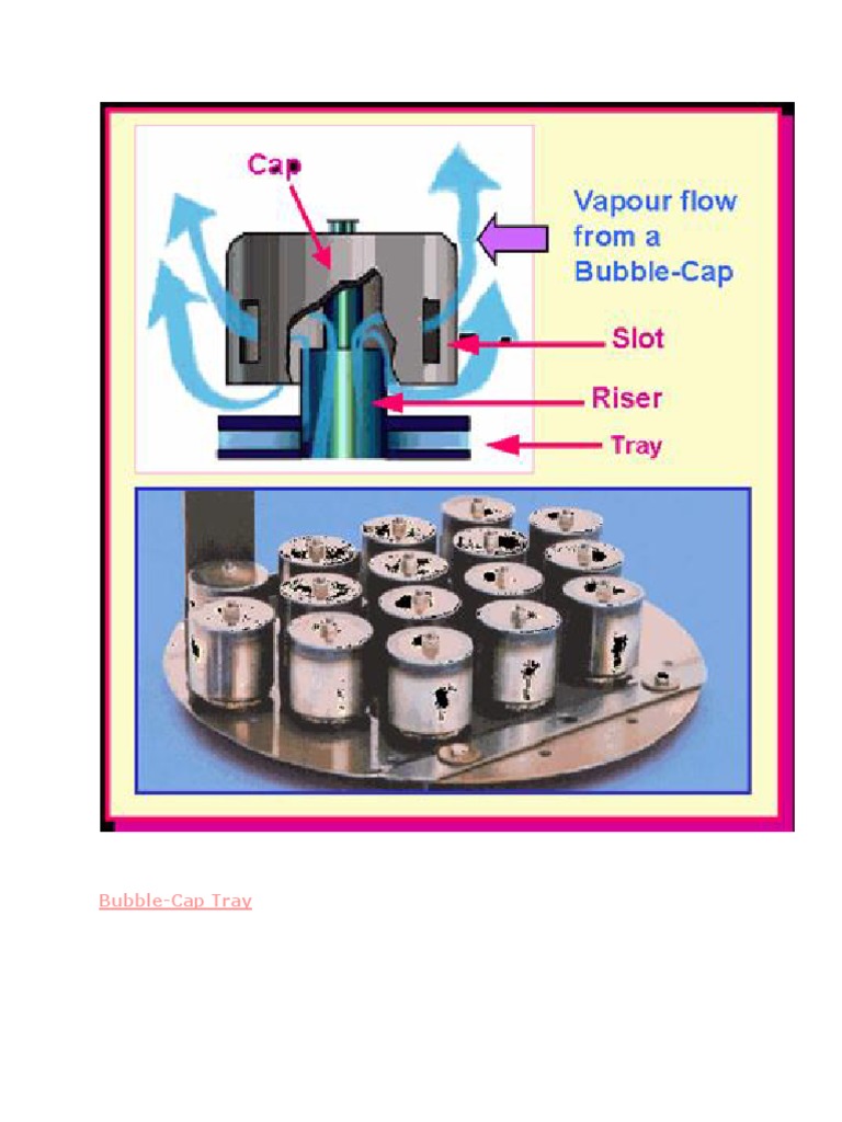 Bubble Cap Tray