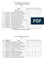 Senarai Nama Kehadiran 4 Pintar Kelas Tambahan Cuti Sekolah 2013