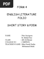 English Literature Form 4 (Folio)