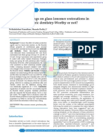 Surface Coating On GIC in Pediatric Dentistry