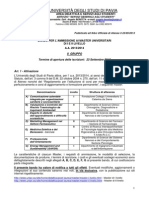 UNIVERSITA' Di PAVIA "Master in Comunicazione Aziendale Per Organizzazioni Sanitarie e Sociosanitarie"