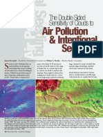 The Double Sided Sensitivity of Clouds To Air Pollution Intentional Seeding