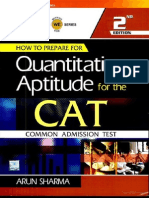  How to Prepare for Quantitative Aptitude for the CAT by Arun Sharma