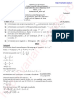 Rezolvare Subiecte Bac Matematica M Mate Info Sesiunea August 2013