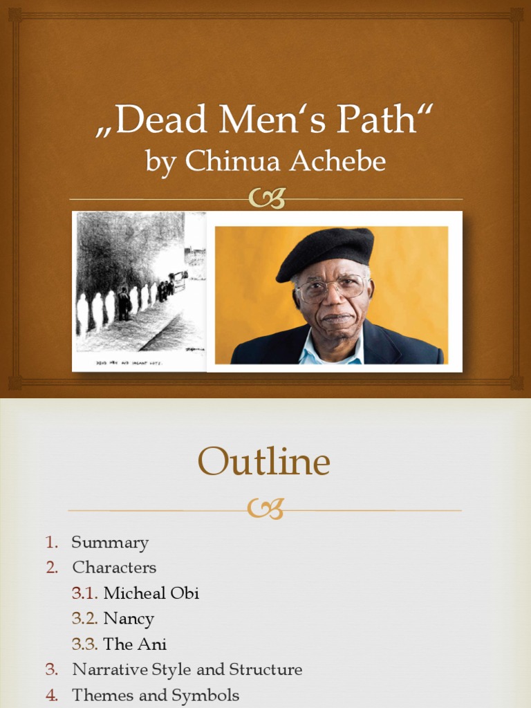 Dead Men S Path PDF Irony Narration