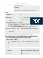 Evaluacion de Ciencias 4 Bloq Tema 1