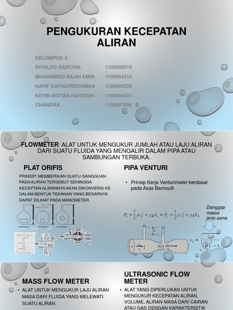Jenis dan Prinsip Flowmeter | PDF