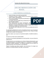 Procesos de Reducción de Masa