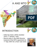 Wto & India