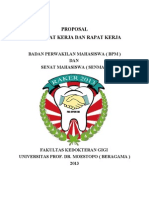 Cover Proposal Pra Rapat Kerja Dan Rapat Kerja