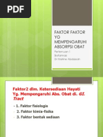 Download Faktor Faktor Yg Mempengaruhi Absorpsi Obat Pert i by Priya Ramzey SN191112746 doc pdf