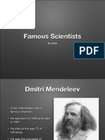 Famous Scientists: by Madi