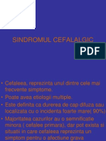 SINDROMUL CEFALALGIC