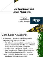 Design Dan Konstruksi Akuaponik