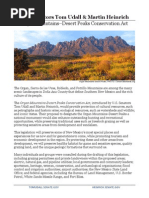 Fact Sheet - Organ Mountains Desert Peaks Conservation Act