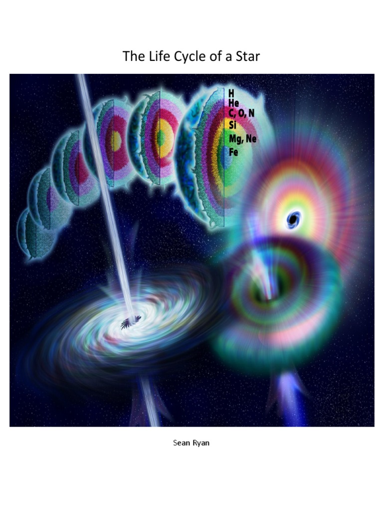 The Life Cycle of A Star Sean Ryan PDF Stars Sun