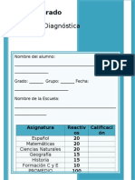 5to Grado - Diagnóstico (2013-2014)