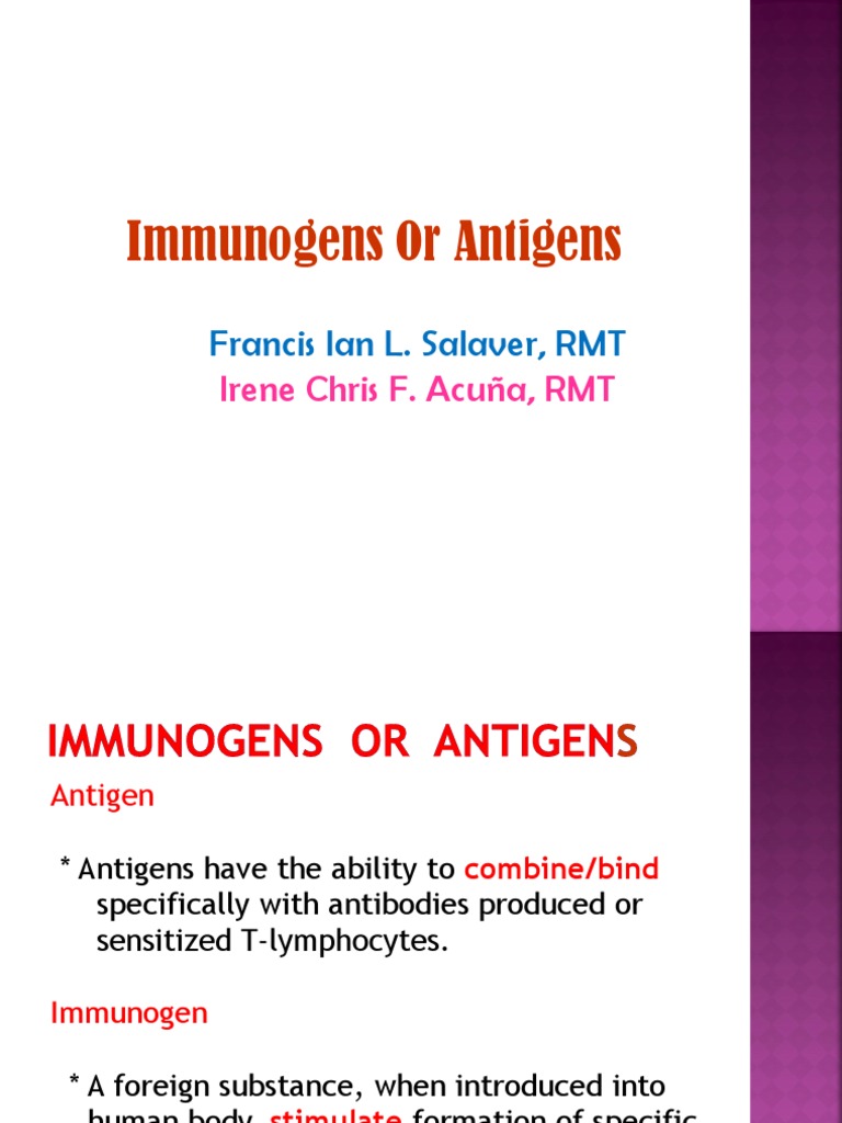 Understanding the Key Differences Between Immunogens, Antigens