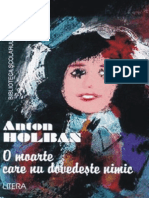 Holban Anton - O Moarte Care Nu Dov Nimic (Aprecieri)