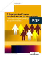 Emprego de Pessoas com Deficiência e  Incapacidade - Uma abordagem pela igualdade de oportunidades (2012) - MSSS