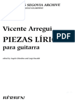 Arregui Vicente - Piezas Liricas (a.gilardino)