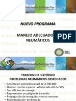 Presentación Ley Manejo Adecuado de Neumáticos