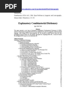 Diccionario Explicativo y Combinatorio Mel'Chuk