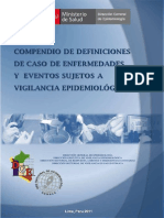 Compendio - D de Definiciones de Casos y Daños Sujetos A Vigilancia Epimediológica