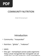 Community Nutrition