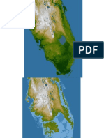 Map of southern florida with sea level rise