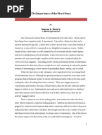 Download The Importance of the Short Story by Duncan SN19119927 doc pdf