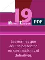 19 Normas Tipograficas